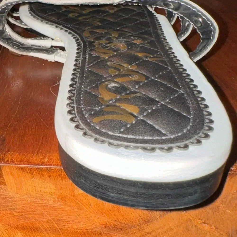 Sam Edelman Womens Beatris Slip On Leather Slide Sandals sz 6.5 NWOT
